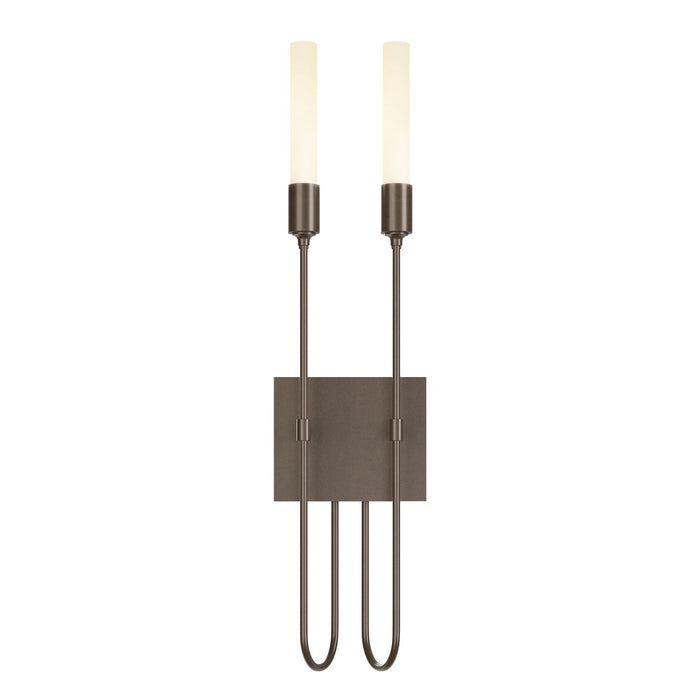 Hubbardton Forge - 203053-SKT-05 - Two Light Wall Sconce - Lisse - Bronze
