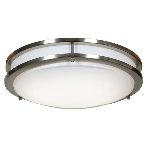 Solero LED Flush Mount Brushed Steel