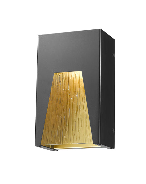 Z-Lite - 561S-BK-GD-CSL-LED - LED Outdoor Wall Mount - Millenial - Black Gold