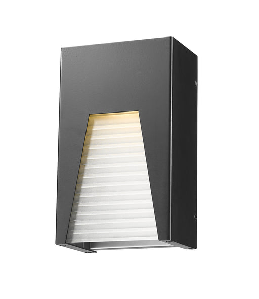 Z-Lite - 561S-BK-SL-FRB-LED - LED Outdoor Wall Mount - Millenial - Black Silver