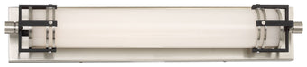 Minka-Lavery - 241-420-L - LED Bath - Brushed Nickel w/Sand Black Highlights
