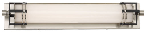 LED Bath Brushed Nickel w/Sand Black Highlights