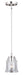 Vaxcel - P0210 - One Light Mini Pendant - Toledo - Satin Nickel