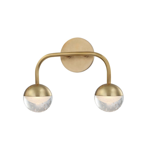 Boca LED Bath Bracket Aged Brass