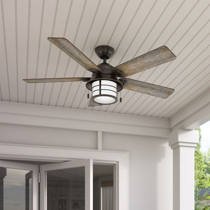 Key Biscayne 54" Ceiling Fan-Fans-Hunter-Lighting Design Store