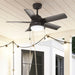 Seawall 44"Ceiling Fan-Fans-Hunter-Lighting Design Store