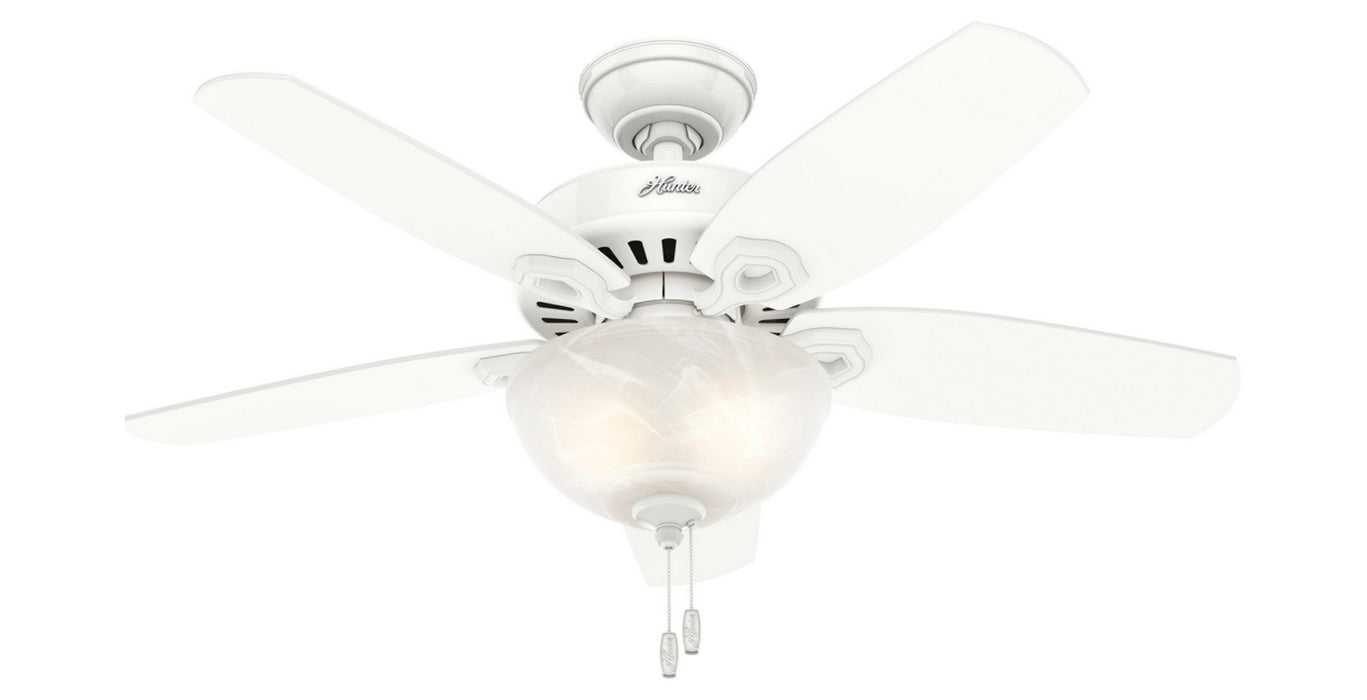 Hunter - 52217 - 42 InchesCeiling Fan - Builder - Snow White