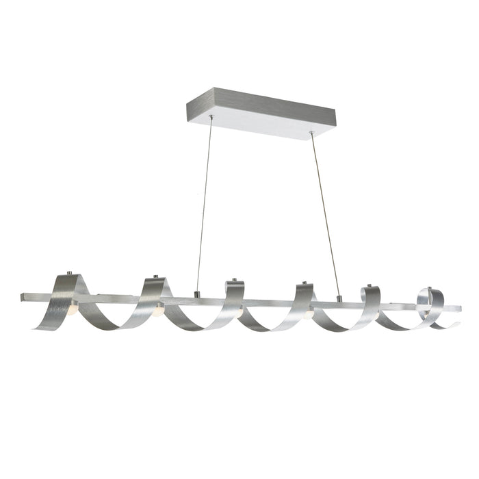 Artcraft - AC7212BA - LED Island Pendant - Rolling Hills - Brushed Aluminum