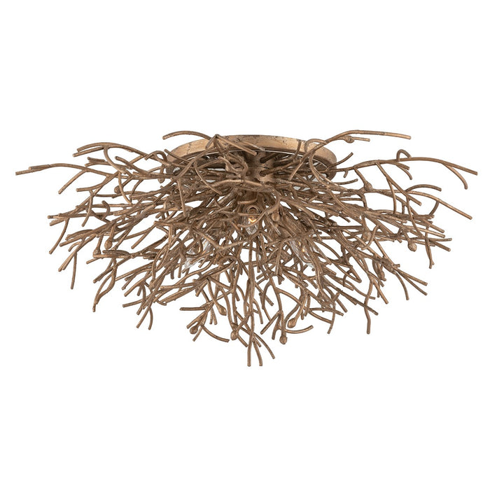 Troy Lighting - C6090-VZ - Three Light Flush Mount - Sierra - Distressed Bronze