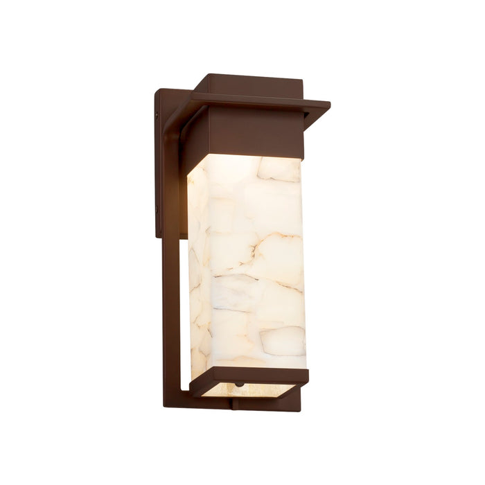 Justice Designs - ALR-7541W-DBRZ - LED Outdoor Wall Sconce - Alabaster Rocks - Dark Bronze