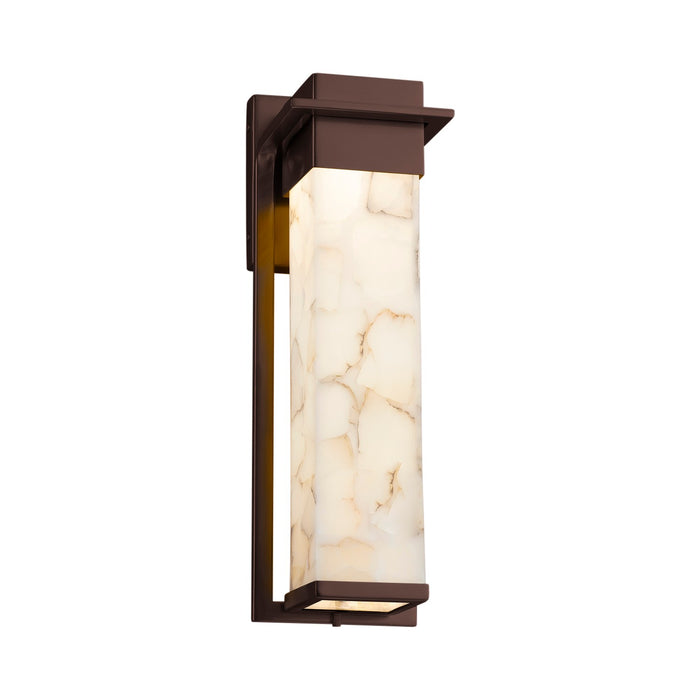 Justice Designs - ALR-7544W-DBRZ - LED Outdoor Wall Sconce - Alabaster Rocks - Dark Bronze