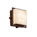 Justice Designs - ALR-7561W-DBRZ - LED Outdoor Wall Sconce - Alabaster Rocks - Dark Bronze