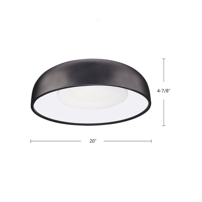 Kuzco Lighting - FM13120-BK - LED Flush Mount - Beacon - Black