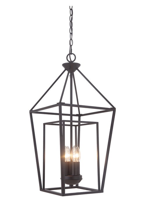 Craftmade - 45834-OB - Four Light Foyer Pendant - Hudson - Oiled Bronze