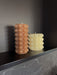 Cappucino Textured Pillar Candle-Home Accents-Creative Co-Op-Lighting Design Store