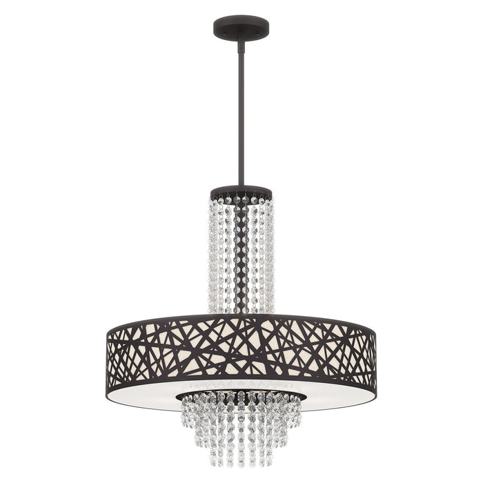 Livex Lighting - 40666-07 - Five Light Pendant - Allendale - Bronze