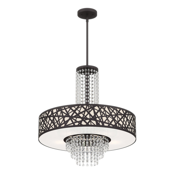 Livex Lighting - 40666-07 - Five Light Pendant - Allendale - Bronze