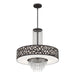Livex Lighting - 40666-07 - Five Light Pendant - Allendale - Bronze