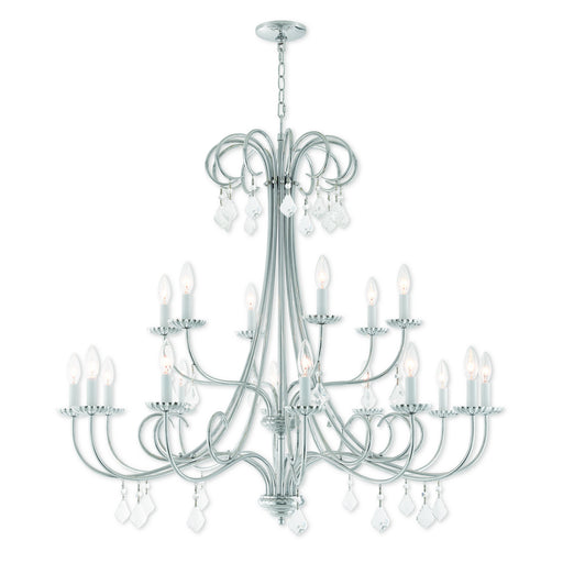 Daphne 18 Light Foyer Chandelier Polished Chrome