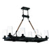 Livex Lighting - 41068-07 - 11 Light Chandelier - Metuchen - Bronze w/ Rope Rods