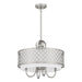 Livex Lighting - 41104-91 - Five Light Pendant - Arabesque - Brushed Nickel