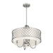 Livex Lighting - 41104-91 - Five Light Pendant - Arabesque - Brushed Nickel