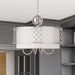Livex Lighting - 41104-91 - Five Light Pendant - Arabesque - Brushed Nickel