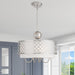 Livex Lighting - 41104-91 - Five Light Pendant - Arabesque - Brushed Nickel