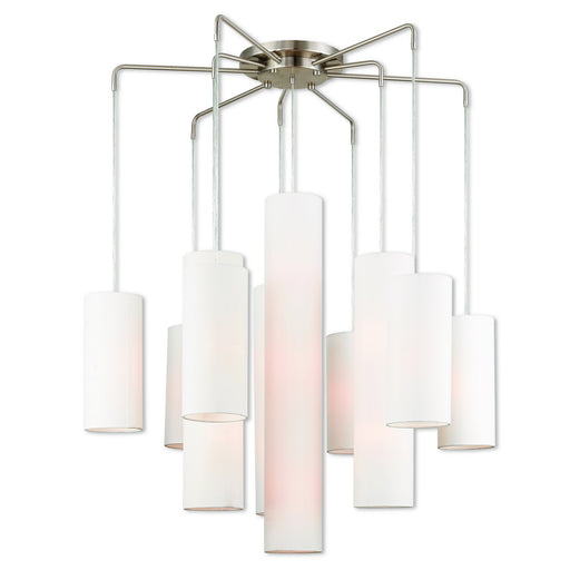 Strathmore 15 Light Foyer Chandelier Brushed Nickel