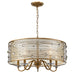 Golden - 1993-5 PG - Five Light Chandelier - Joia - Peruvian Gold