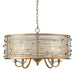 Golden - 1993-5 PG - Five Light Chandelier - Joia - Peruvian Gold