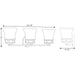 Progress Lighting - P2148-20 - Three Light Bath - Cascadia - Antique Bronze