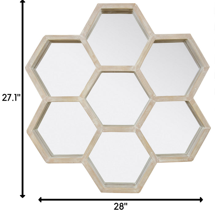 Varaluz - 406A02 - Mirror - Varaluz Casa - Gray/White Wash