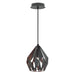 Eglo USA - 202034A - One Light Pendant - Carlton - Matte Black & Copper