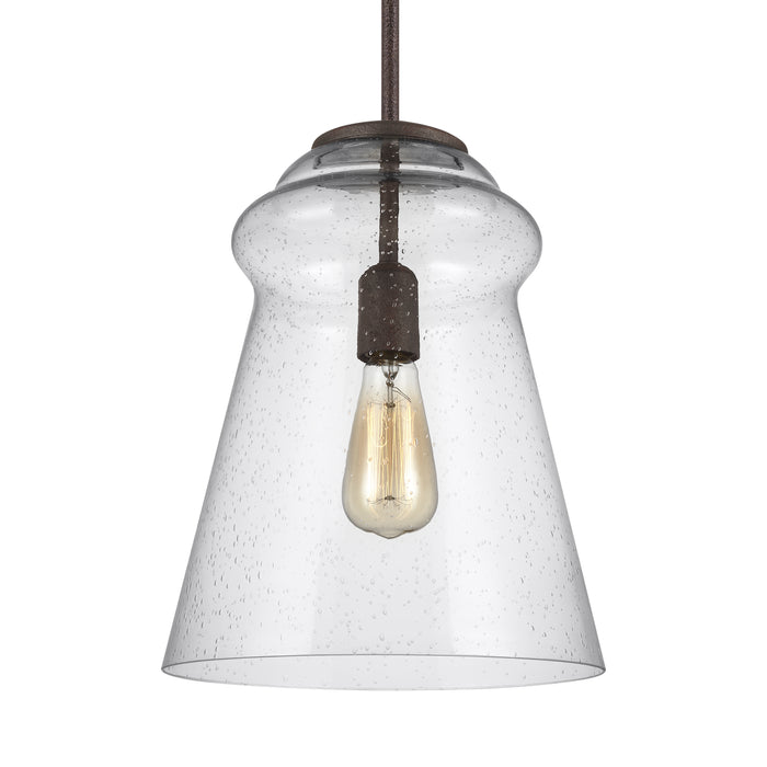 Generation Lighting - P1459DWI - One Light Pendant - Loras - Dark Weathered Iron