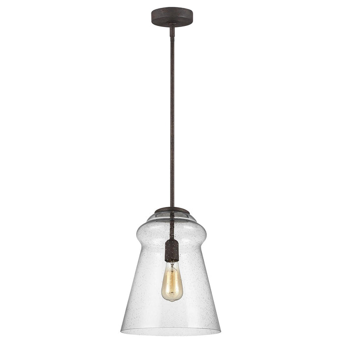 Generation Lighting - P1459DWI - One Light Pendant - Loras - Dark Weathered Iron