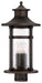 Minka-Lavery - 72556-143C - Four Light Outdoor Post Mount - Highland Ridge - Oil Rubbed Bronze w/Gold Highlights