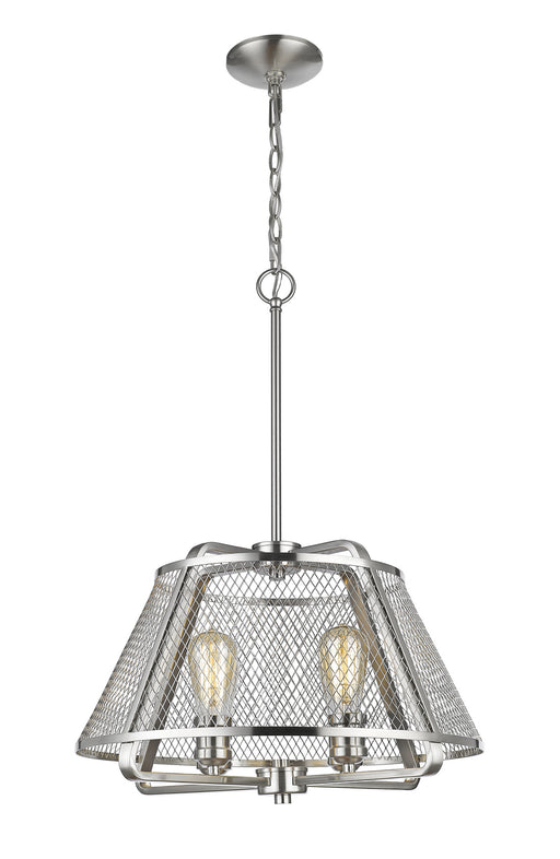 Z-Lite - 451-19BN - Four Light Pendant - Iuka - Brushed Nickel