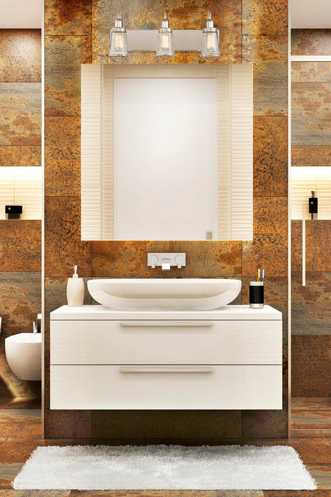 Savoy House - 8-1780-3-111 - Three Light Bath Bar - Lansing - Satin Nickel with Polished Nickel