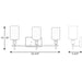 Progress Lighting - P2776-15 - Three Light Bath - Status - Polished Chrome