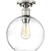 Progress Lighting - P350046-104 - One Light Flush Mount - Hansford - Polished Nickel