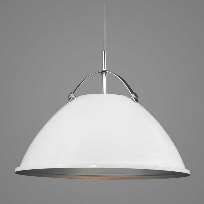 Progress Lighting - P500053-030 - One Light Pendant - Tre - White