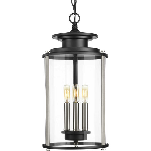 Squire Three Light Hanging Lantern Black