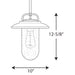 Progress Lighting - P550019-031 - One Light Hanging Lantern - Beaufort - Black