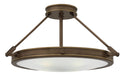 Hinkley - 3382LZ-LED - LED Semi-Flush Mount - Collier - Light Oiled Bronze