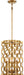 Metropolitan - N6771-293 - Four Light Pendant - Coronade - Pandora Gold Leaf