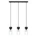 Eglo USA - 202128A - Three Light Pendant - Montey - Matte Black