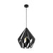 Eglo USA - 49879A - One Light Pendant - Carlton - Matte Black/Silver