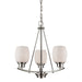 ELK Home - CN170322 - Three Light Chandelier - Casual Mission - Brushed Nickel