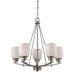 ELK Home - CN170522 - Five Light Chandelier - Casual Mission - Brushed Nickel